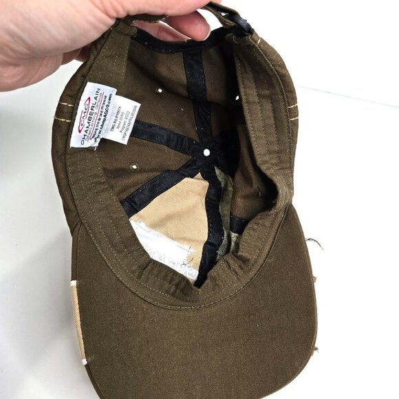 Gleaner Combine Tractors Brown Distressed Hat Cap Chamberlain - Picture 4 of 6